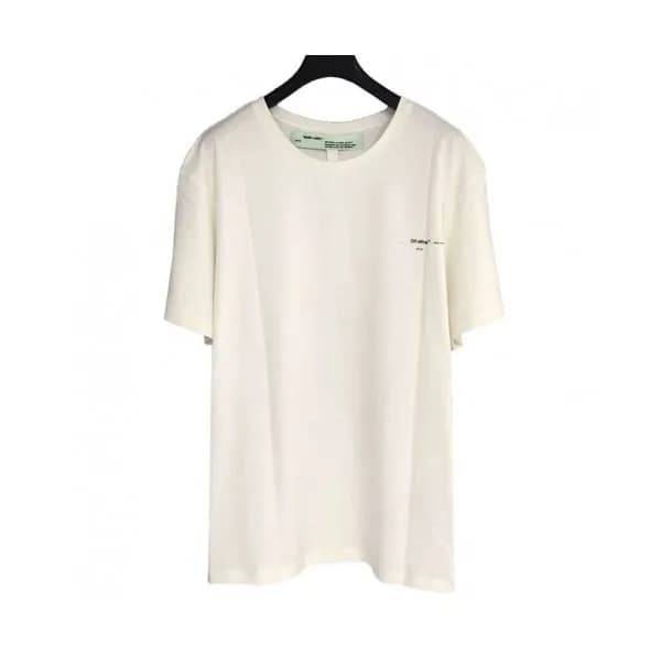 Off-white 2019 Mm/Wm Printing Logo Crew - neck Cot… - 1