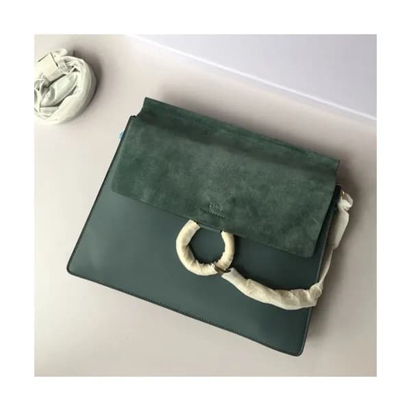 Chole 2019 Faye Leather Shoulder Bag, 32cm - 끌로에 … - 1