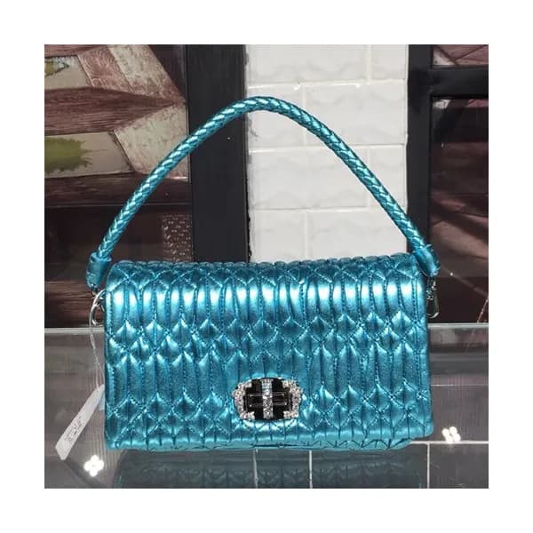 MiuMiu 2019 Matelasse Crystal Tote Shoulder Cross … - 1