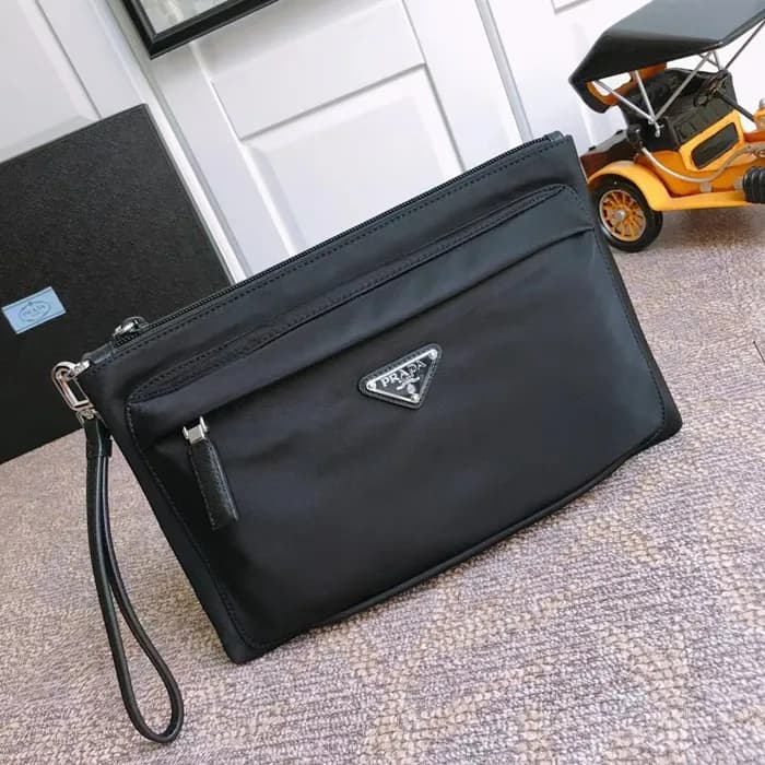 Prada Nylon Mens Clutch Bag ,28CM - 프라다 나일론 남성용 클러… - 1