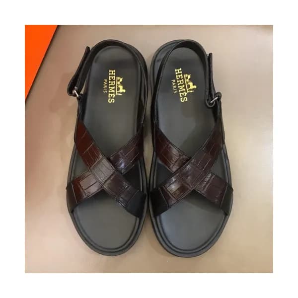 Hermes 2019 Mens Classic Leather Sandal - 에르메스 남성 … - 1