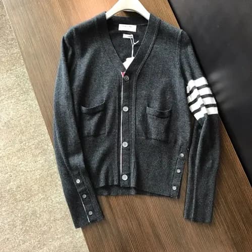 Thom Browne 2019 Mens Crew-neck Wool Cardigan - 톰브… - 1