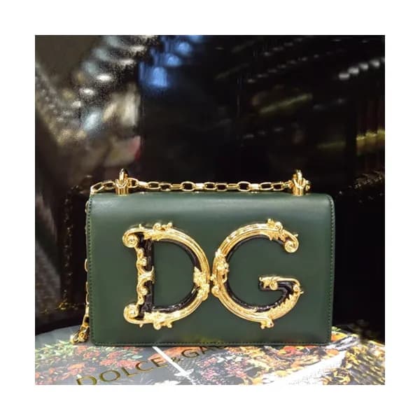 Dolce&Gabbana 2019 Leather Chain Cross Bag ,21CM -… - 1