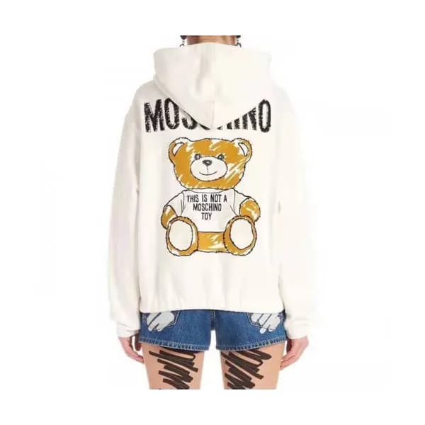 Moschino 2019 Mm/Wm Logo Teddy Cotton Hood Tee - 모… - 1