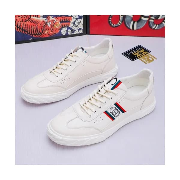 Gucci 2019 Mens Leather Sneakers - 구찌 2019 남성용 레더 … - 1