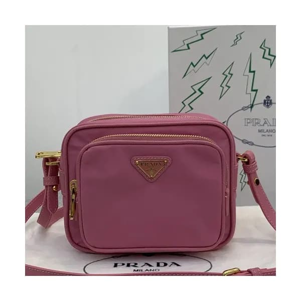 Prada 2019 Camera Nylon Shoulder Bag,14.5cm - 프라다 …