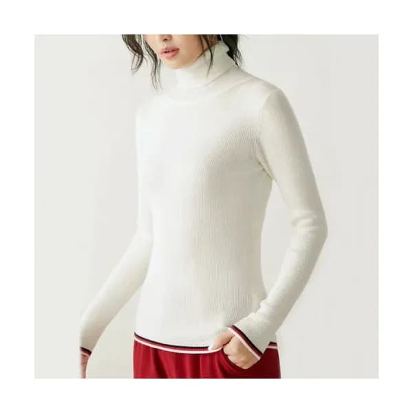 Thom Browne 2019 Womens Strap Turtle-neck Tshirt … - 1