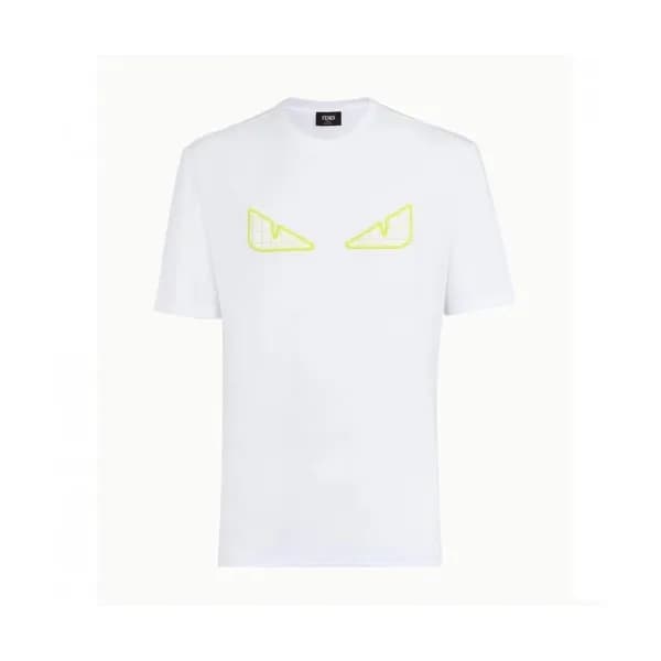 [펜디]Fendi 2020 Mens Logo Casual Silket Short Sleev… - 1