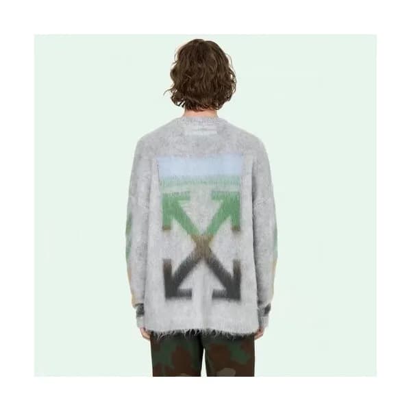 [오프화이트]Off-white 2019 Mm/Wm Brush Mohair Knit Swea… - 1