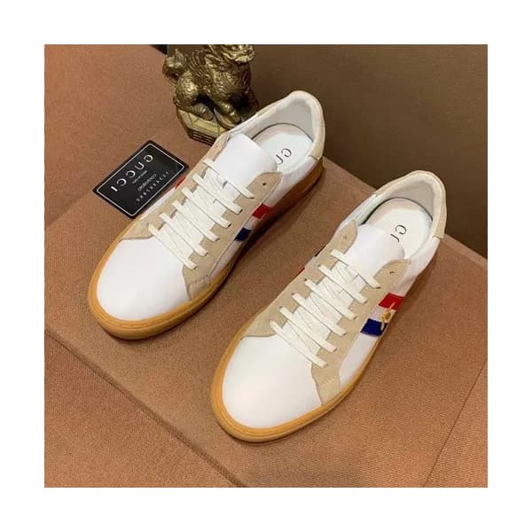 Gucci 2020 Mens Leather Sneakers - 구찌 2020 남성용 레더… - 1