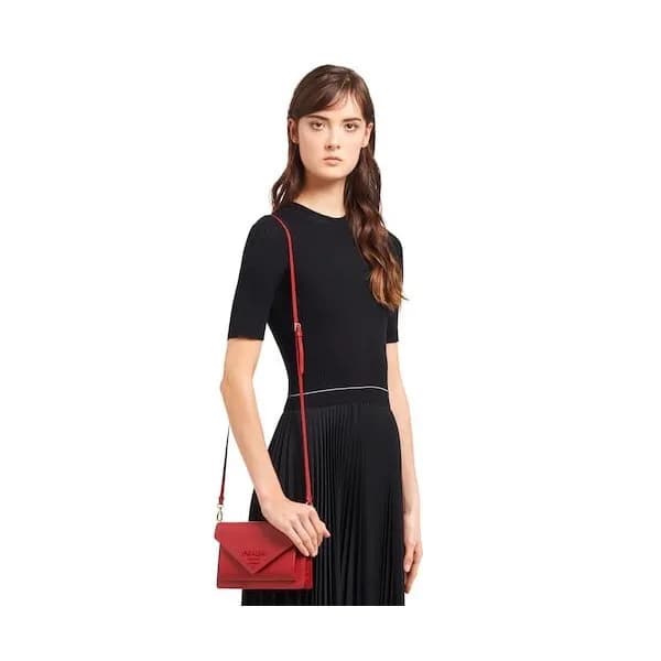Prada 2020 Leather Shoulder Cross Bag ,20CM - 프라다… - 1