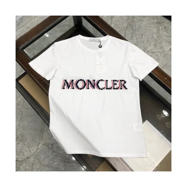 [매장판]Moncler 2020 Mens Logo Silket Crew-neck Short… - 1
