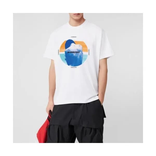 [버버리]Burberry 2020 Mm/Wm Logo Cotton Short Sleeved… - 1