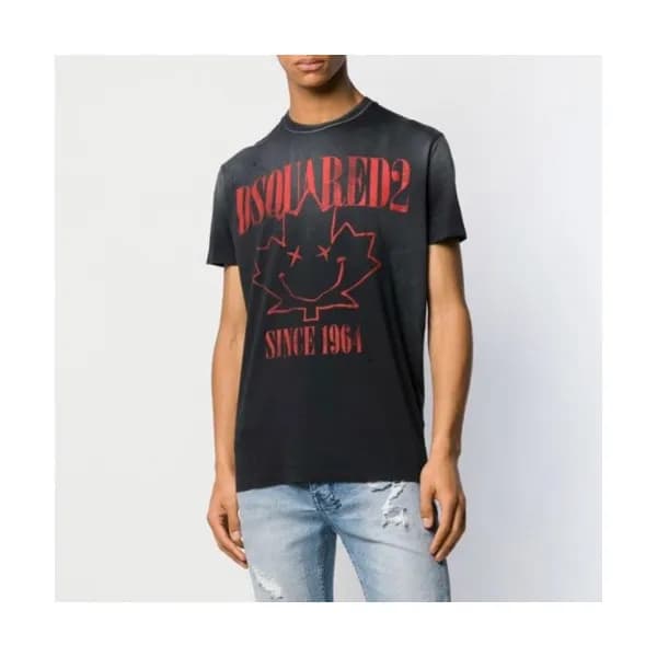 [디스퀘어드]Dsquared2 2020 Mens Logo Crew-neck Short Sl… - 1