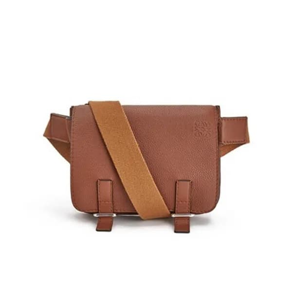 Loewe 2020 Leather Mens Hip Sack Bumbag,18CM - 로에베… - 1