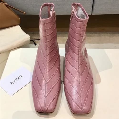 By Far 2020 Women's Leather Ankle Boots - 바이파 … - 1