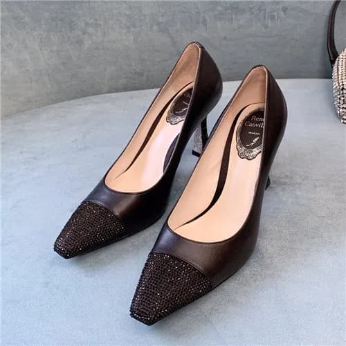 Rene Caovilla 2021 Women's Leather High Heel -…