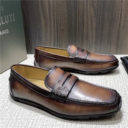 Berluti 2021 Men's Leather Oxford Shoes - 벨루티 … - 1