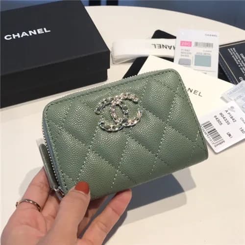 Chanel 2021 Women's Leather Coin purse/Card pu… - 1