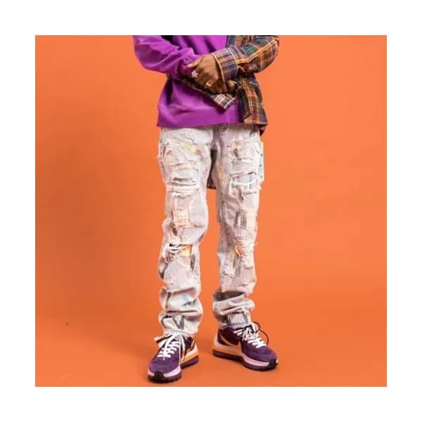 [오프화이트]Off-white 2021 Mens Logo Denim Jeans - 오프화이… - 1