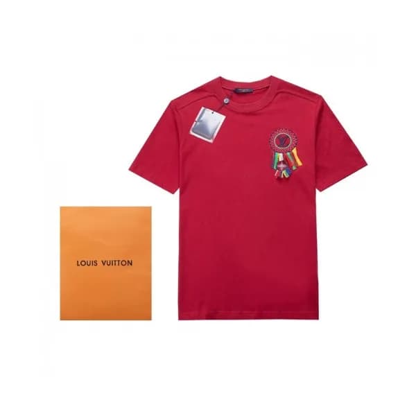 Louis vuitton Mm/Wm Logo Short Sleeved Tshirts Re… - 1