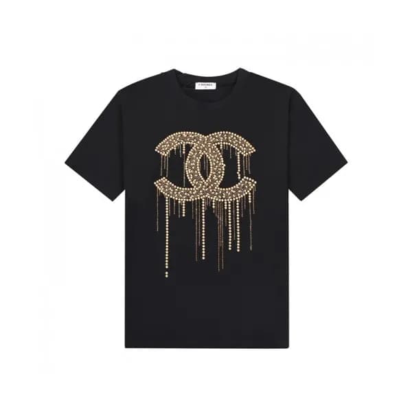 Chanel Mm/Wm 'CC' Logo Cotton Short Sleev… - 1