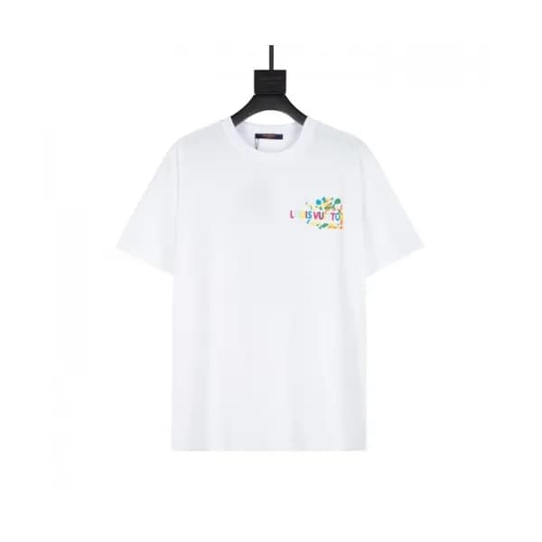 Louis vuitton Mm/Wm Logo Short Sleeved Tshirts Wh… - 1