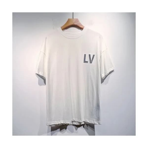 Louis vuitton Mm/Wm Logo Short Sleeved Tshirts Wh… - 1