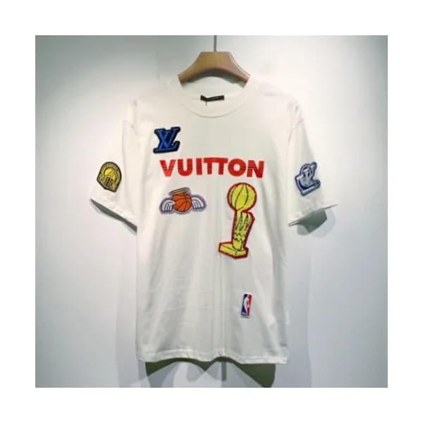 Louis vuitton Mm/Wm Logo Short Sleeved Tshirts Wh… - 1