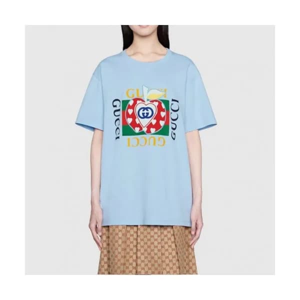 [매장판]Gucci 2021 Mm/Wm Logo Short Sleeved Tshirts B… - 1