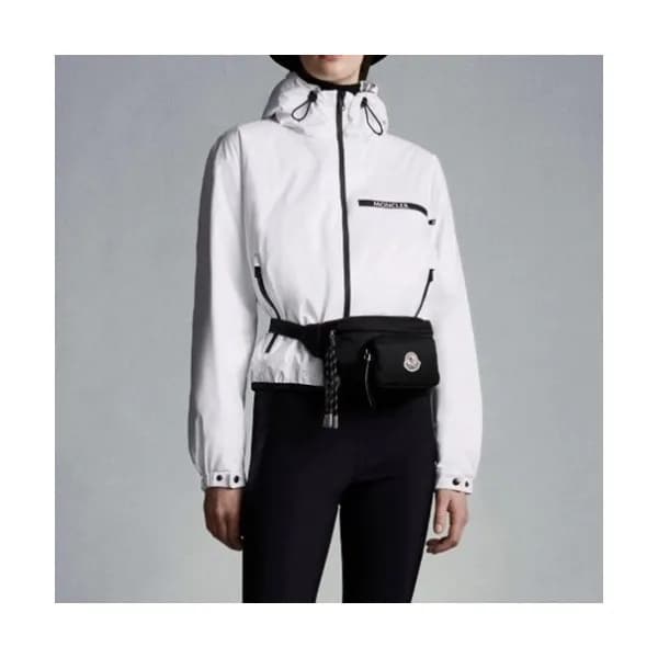 Moncler Womens Logo Casual Down Jackets White - 몽… - 1