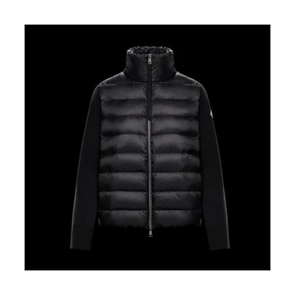 Moncler Womens Logo Casual Down Jackets Black - 몽… - 1