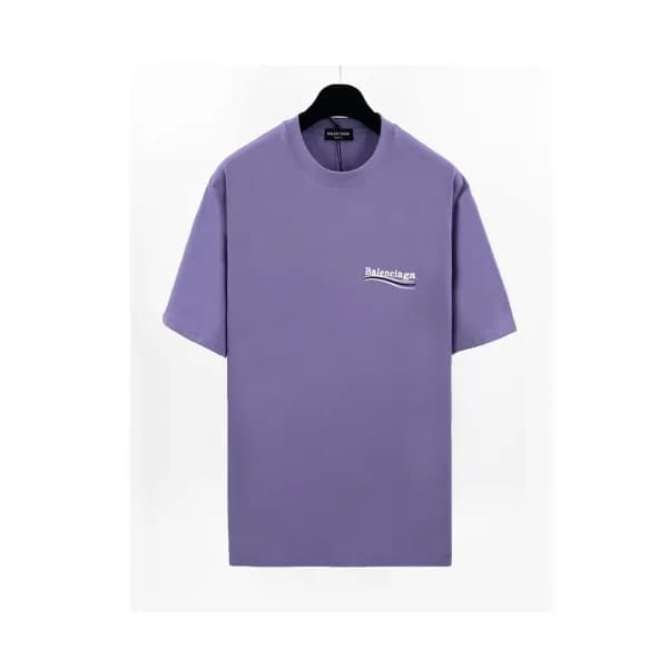 Balenciaga Mm/Wm Logo Cotton Short Sleeved Tshirt… - 1