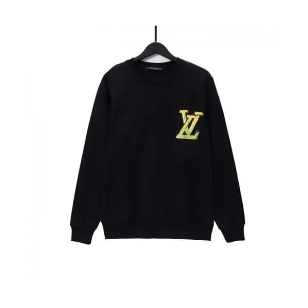 Louis vuitton Mens Casual Cotton Tshirts Black -… - 1