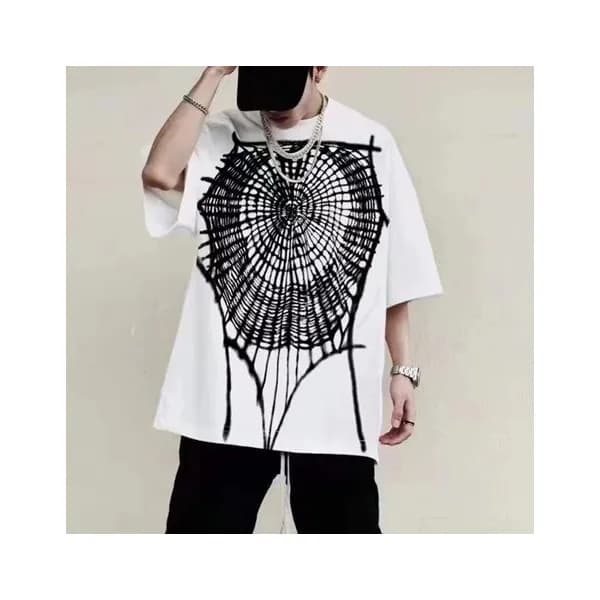 지방시 남성 크루넥 화이트 반팔티 - Mens White Tshirts - giv0635x - 1