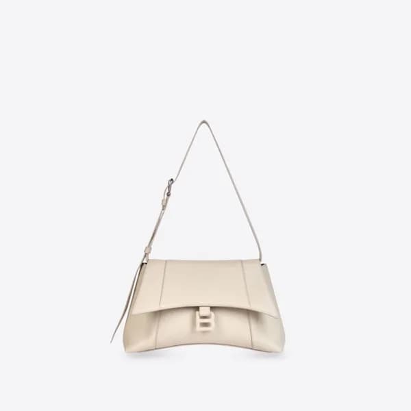발렌시아가 여성 시그니처 아이보리 숄더백 - Womens Ivory Shoulder Bag… - 1