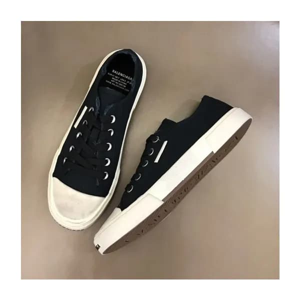 발렌시아가 남/녀 클래식 블랙 스니커즈 - Unisex Black Sneakers - ba… - 1