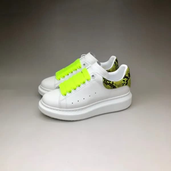 알렉산더맥퀸 남/녀 그린탭 스니커즈 - Unisex Green Sneakers - alx0… - 1