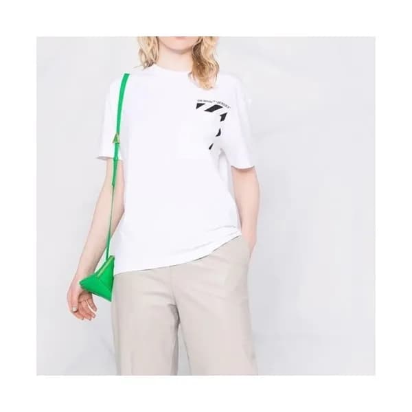 오프화이트 남/녀 모던 화이트 반팔티 - Unisex White Tshirts - off0… - 1