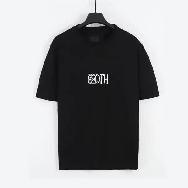 지방시 남성 크루넥 블랙 반팔티 - Mens Black Tshirts - giv0783x - 1