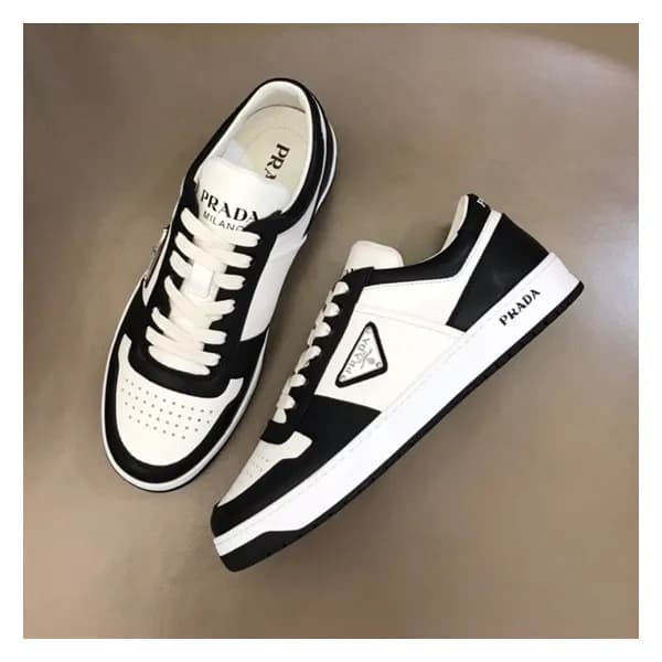 프라다 남성 클래식 화이트 스니커즈 - Mens White Sneakers - pra028… - 1