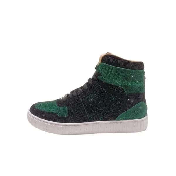 필립플레인 남성 하이탑 그린 스니커즈 - Mens Green Sneakers - phi01… - 1