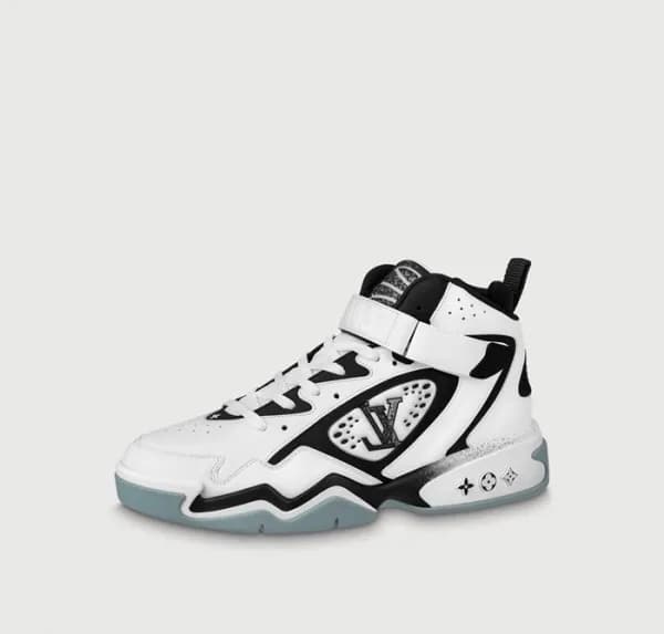 루이비통 남/녀 Trainer 화이트 스니커즈 - Unisex White Sneakers … - 1