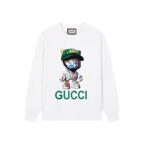 구찌 남성 캐쥬얼 화이트 맨투맨 - Gucci Mens White Tshirts - Guc… - 1