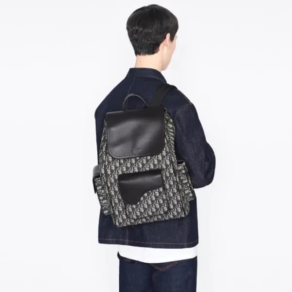 디올 남성 네이비 백팩 - Dior Mens Navy Back Pack - di305x - 1