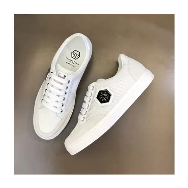 필립플레인 남성 모던 화이트 스니커즈 - Philipp Plein Mens White Sn… - 1