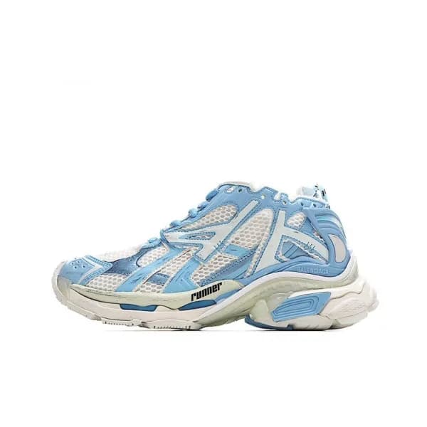 발렌시아가 남/녀 블루 러너 - Balenciaga Mens Blue Sneakers - … - 1