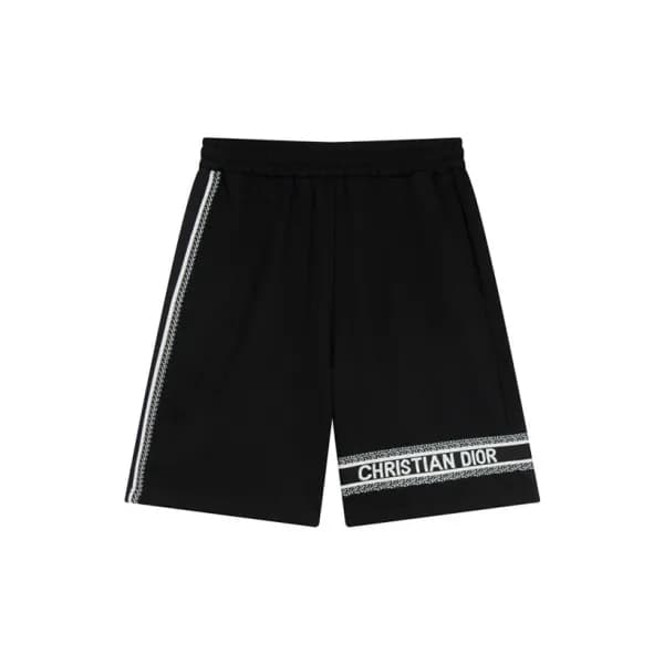 디올 남성 캐쥬얼 블랙 반바지 - Dior Mens Black Half-pants - di… - 1