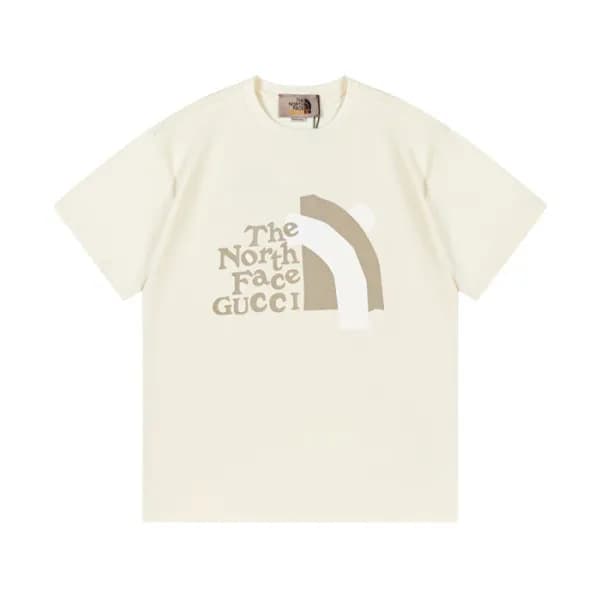 구찌 남/녀 아이보리 크루넥 반팔티 - Gucci Unisex Ivory Short sle… - 1