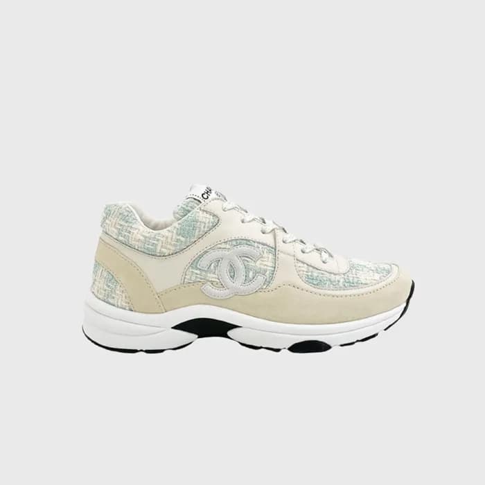 샤넬 여성 CC로고 트위드 스니커즈 【매장-200만원대】 - Chanel Womens Iv… - 1